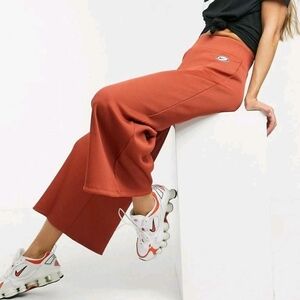 New Siz M Nike Sportswear Women's Ribbed Trouser Joggers High Waist Casual Pant
